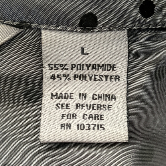 Signature Larry Levine Belted Grey Blouse, Size L - Picture 5 of 7